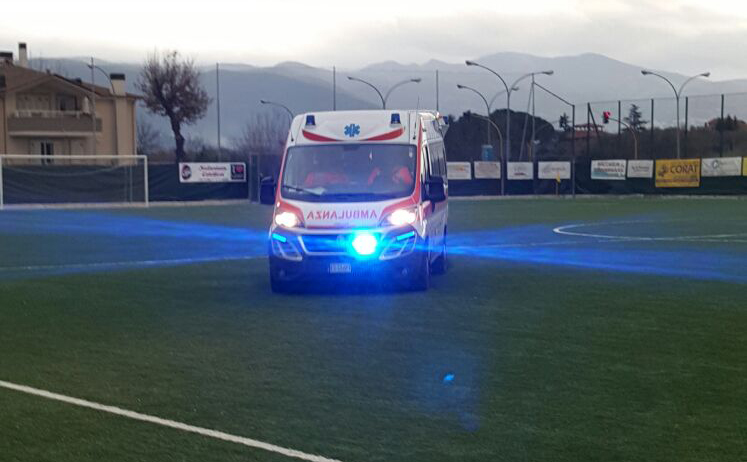 ambulanza calcio