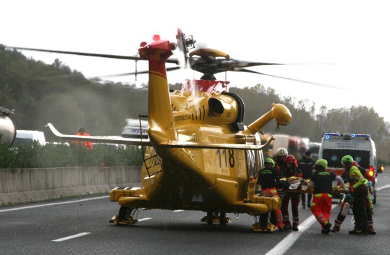 elisoccorso incidente stradale