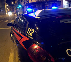 carabinieri godiasco notte