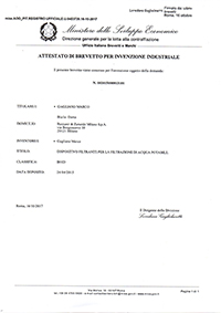 attestato brevetto tn