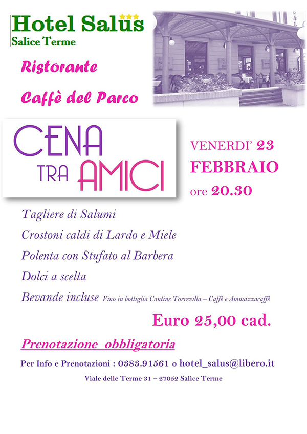menu salus