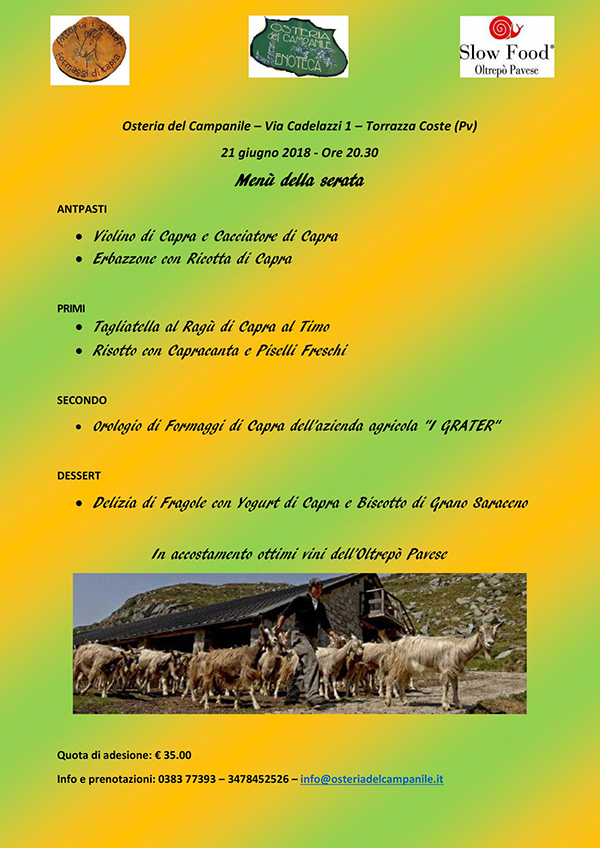 menu slowfood