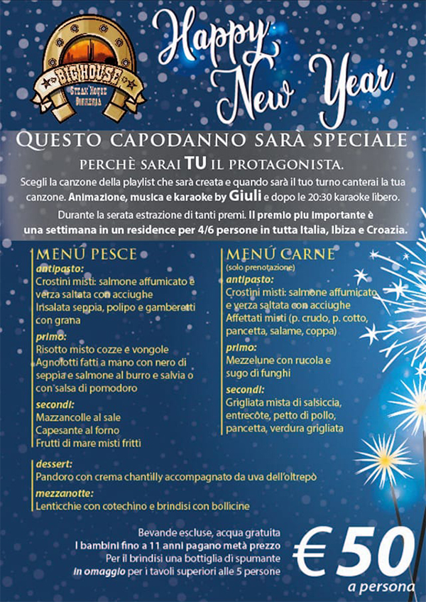 bighouse capodanno 2019
