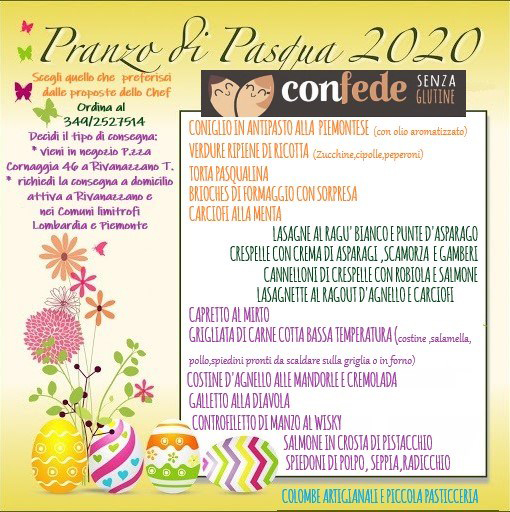 menu pasqua