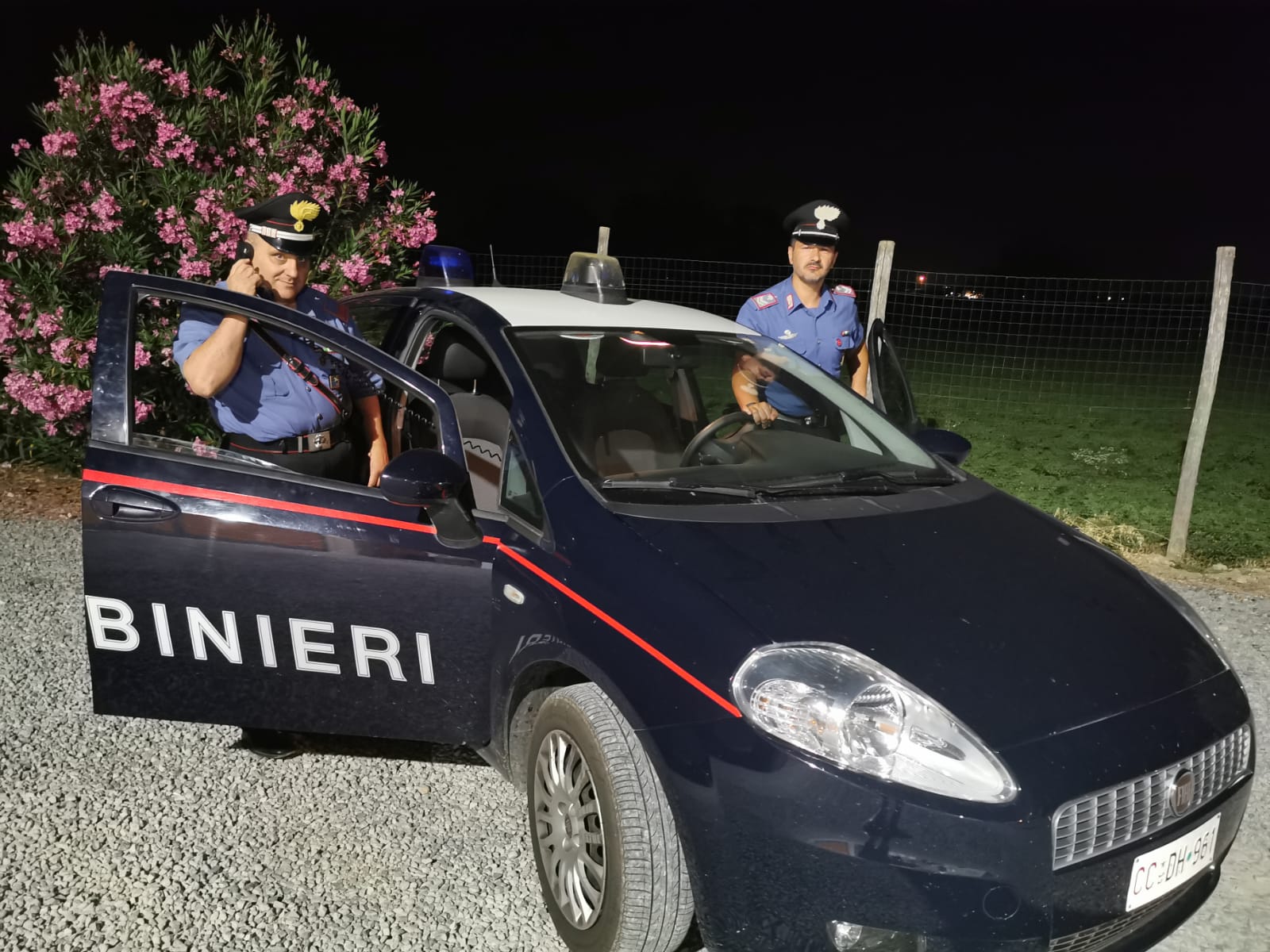 carabinieri riva notte