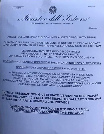 comunicazione ministero