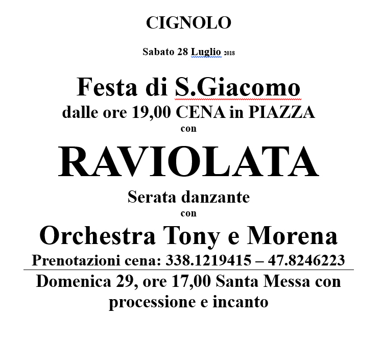 annuncio cignolo