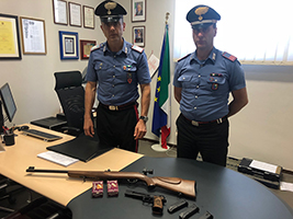 carabinieri armi tn