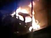 Voghera -Camion prende fuoco